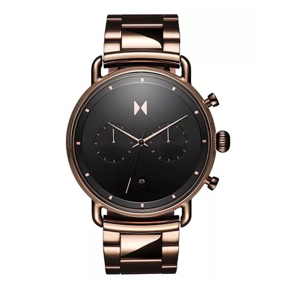 MVMT Other - MVMT Mens Stainless Steel Taupe Tone Bracelet Watch 47mm Chronograph Style Sleek